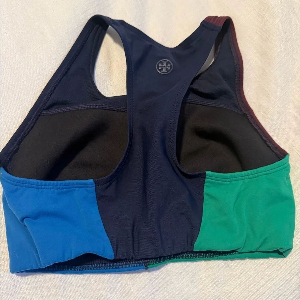 Tory Sport Tory Burch ColorBlock Racerback Sports Bra Athletic Tank Size XS